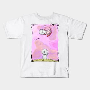 Even angels fall Kids T-Shirt